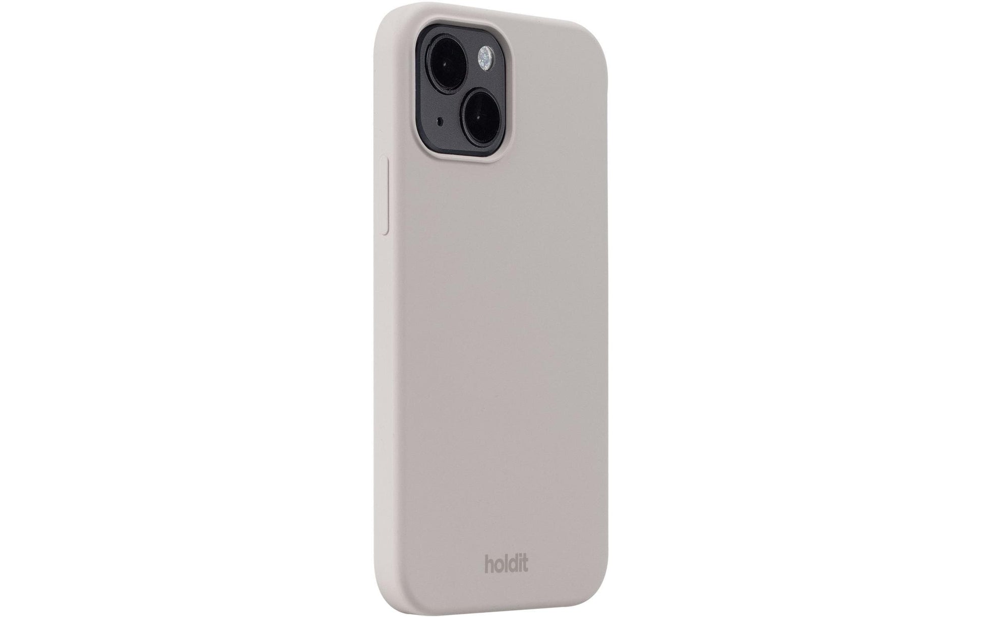 HoldIt Backcover – für Apple iPhone 14, Silikon, Taupe