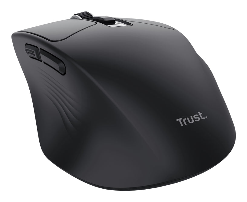 Trust Niven – Maus – Kabellos (Bluetooth/2,4 GHz), 3200 DPI, rechts, Schwarz