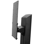 Ergotron WorkFit Tall-User Kit Single Wandhalterung – Schwarz