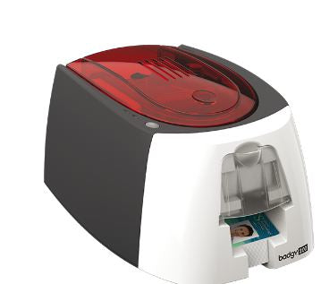 Evolis Badgy 200 – Kartendrucker, Thermosublimation, 260 × 300 dpi, für PVC-Karten 85,6 × 54 mm, USB