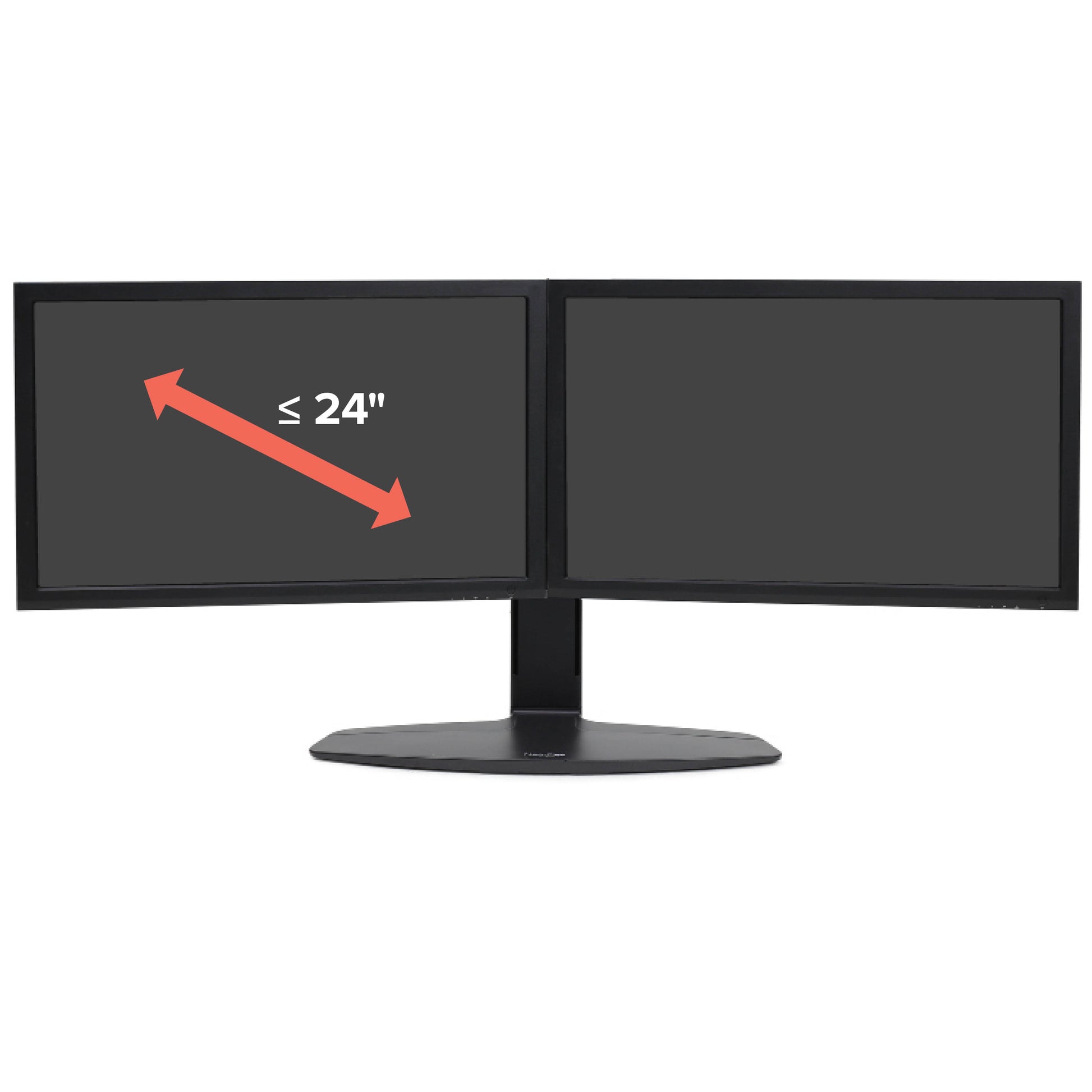 Ergotron NeoFlex LIFT12.7 – Monitorarm, Dual, Standfuss, bis 24", 6,4–15,4 kg, höhenverstellbar