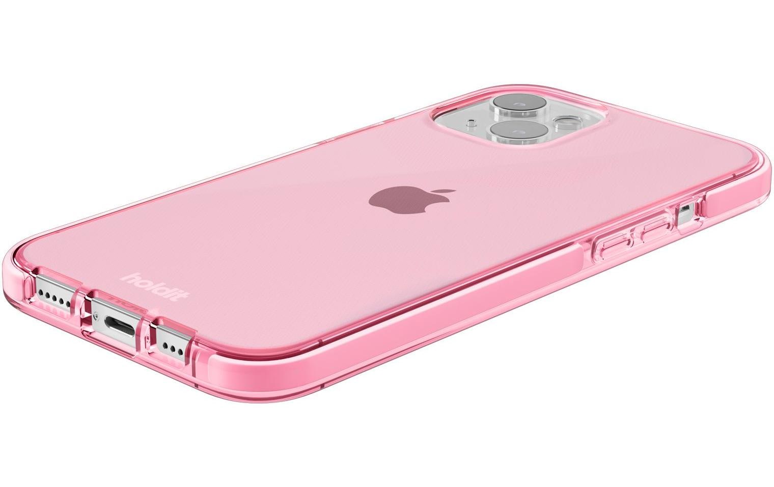 Holdit – Backcover – für Apple iPhone 14 Plus – transparent/pink – TPU