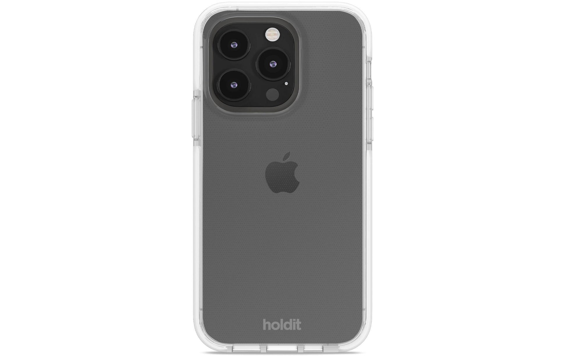 Holdit Seethru Backcover – für Apple iPhone 14 Pro, TPU, Weiss