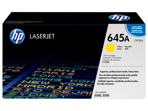 HP Toner-Multipack C9730A-C9733A – BK/C/M/Y, 13000 Seiten – für HP Color LaserJet 5500/5550