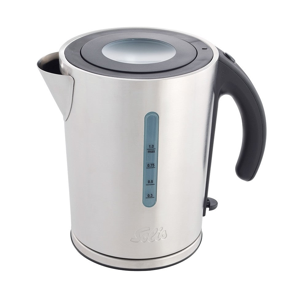 Solis Wasserkocher Flexi Temp SEV 5519 – 1,8 l, Edelstahl, Warmhalten (30 min), 2200 W