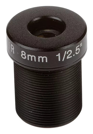 Axis M12 Objektiv – 8 mm f/1.6, Weitwinkel, Fixfokus, 1/2.8" – für AXIS M3011, M3113-R, P3904-R und andere