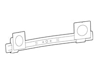 Ergotron LX PRO – Zubehör: Dual Display Bow End – für LX PRO Wandsystem, weiss