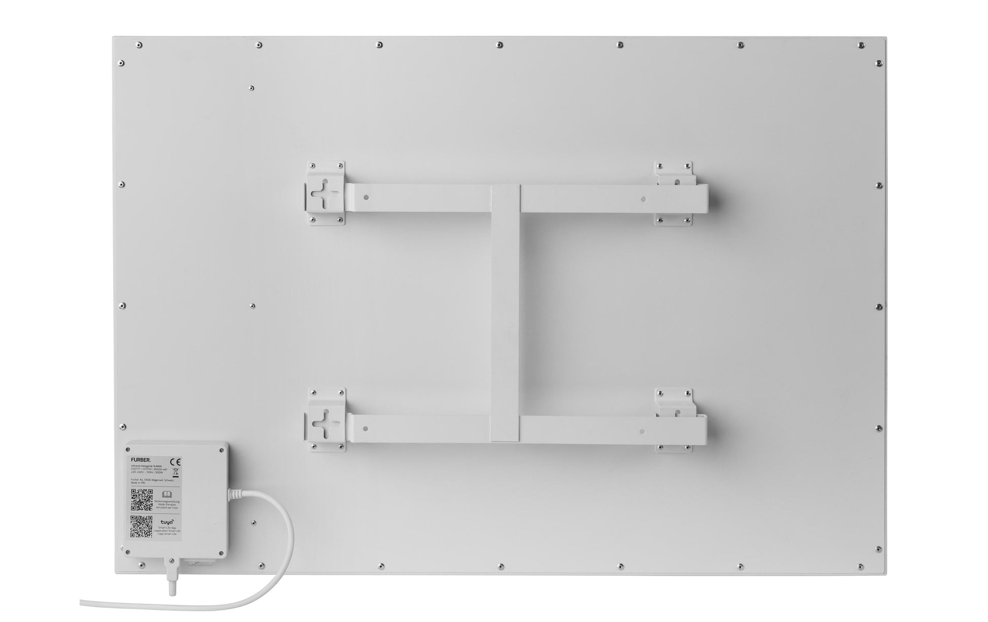 Furber Infrarot-Heizgerät SUNNA – 500 W, bis 10 m², Wandmontage, Timer, Thermostat