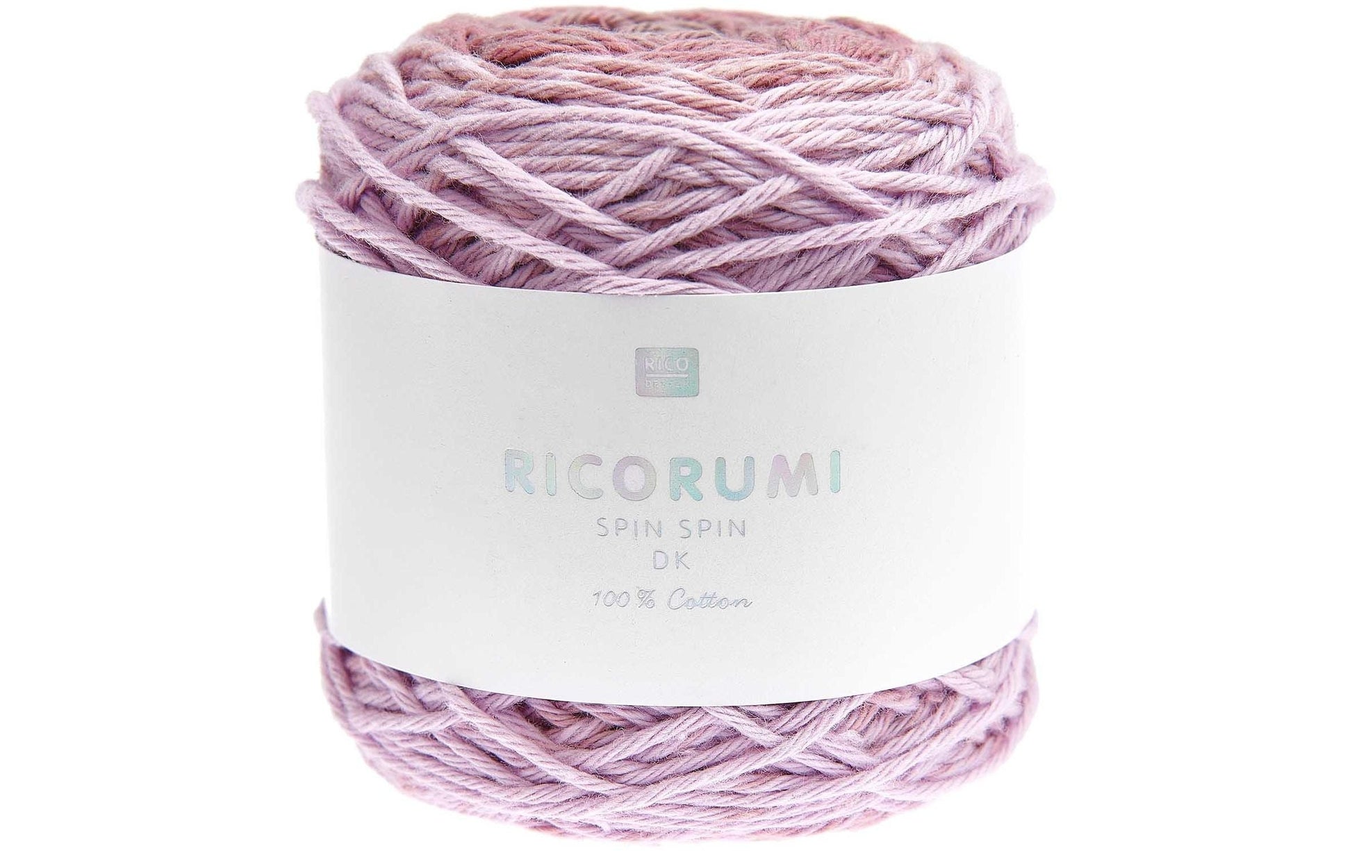 Rico Design Ricorumi Spin Feines Garn Rotbraun – 50 g, 115 m, Nadel 3 mm, 100% Baumwolle