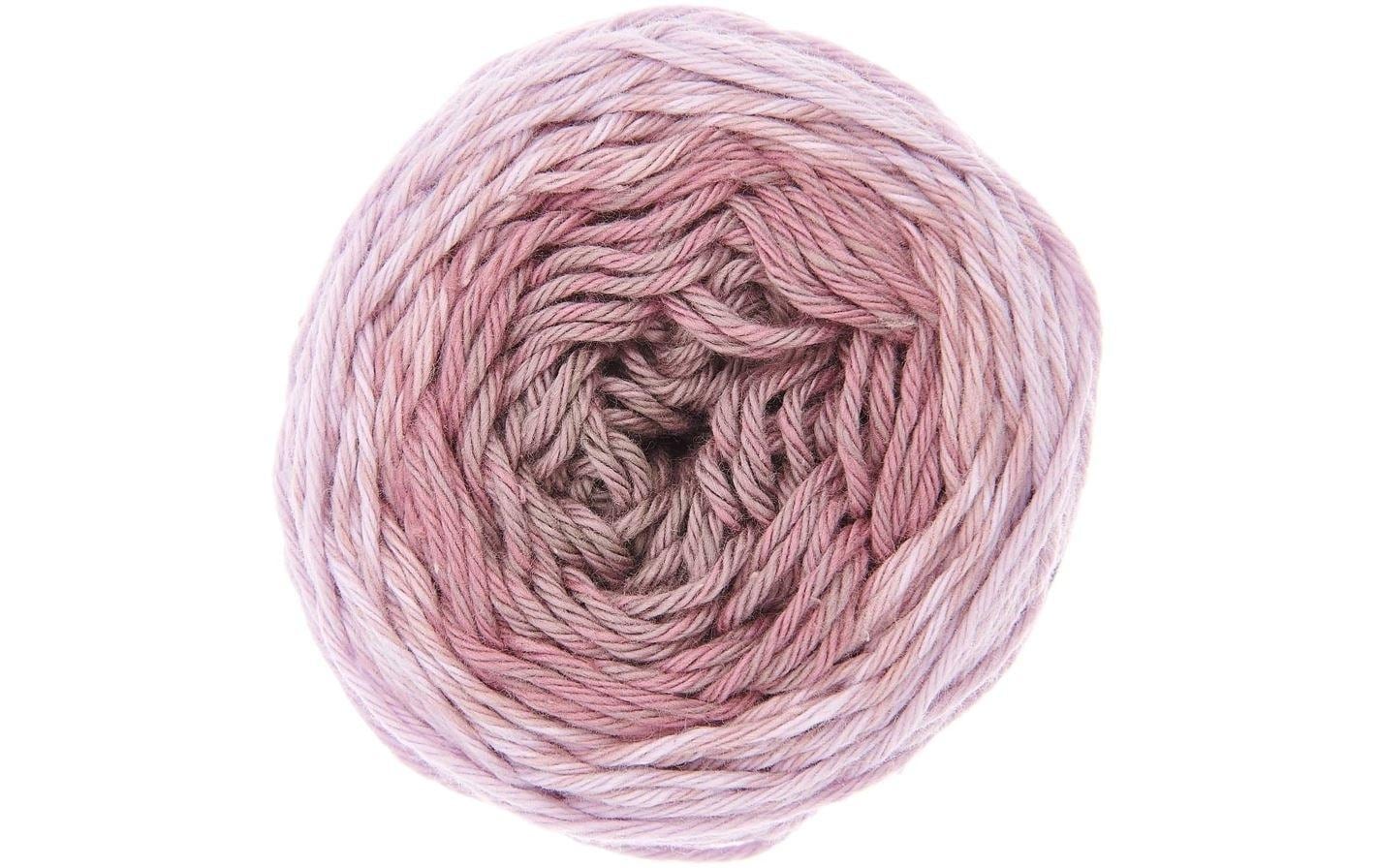 Rico Design Ricorumi Spin Feines Garn Rotbraun – 50 g, 115 m, Nadel 3 mm, 100% Baumwolle