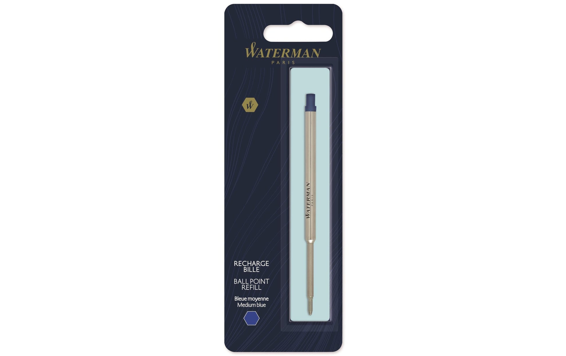 Waterman Maxima Standard Kugelschreiber-Mine für Parker – Blau, 1 mm, geruchsarm, 1 Stück