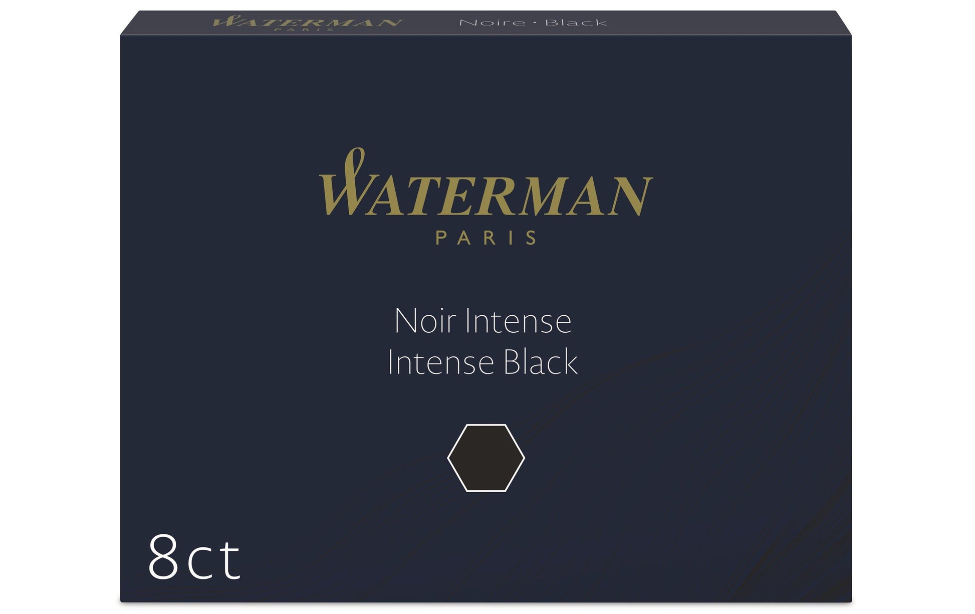 Waterman Tintenpatronen – schwarz, dokumentenecht, geruchsarm, 8 Stk.