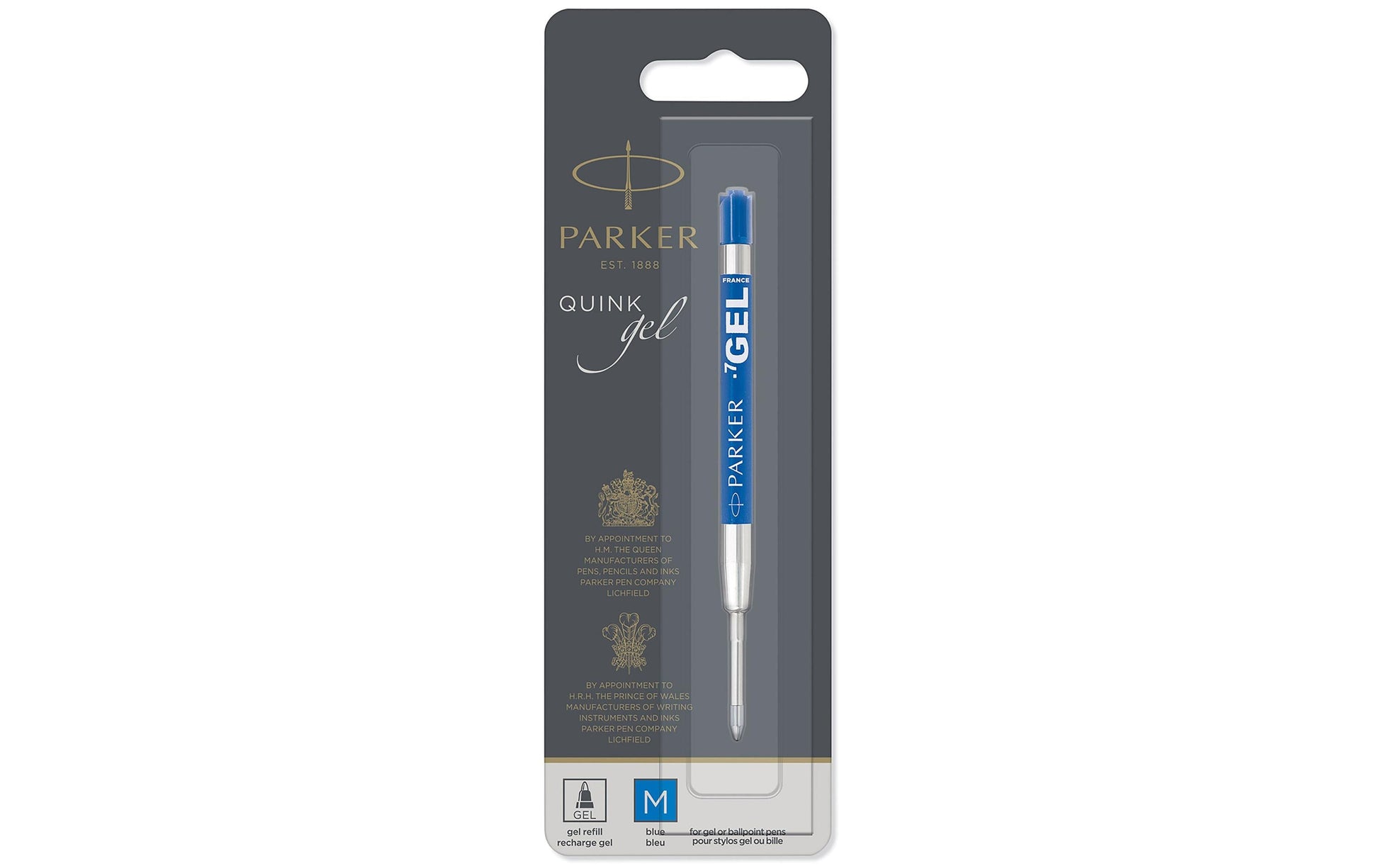 Parker Kugelschreiber-Mine – Blau, 0,7 mm, geruchsarm, 1 Stück