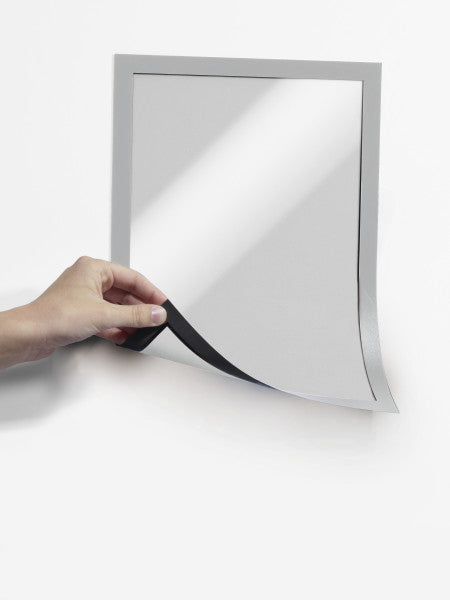 Durable Magnetrahmen – A4 – Silber – 5er-Pack
