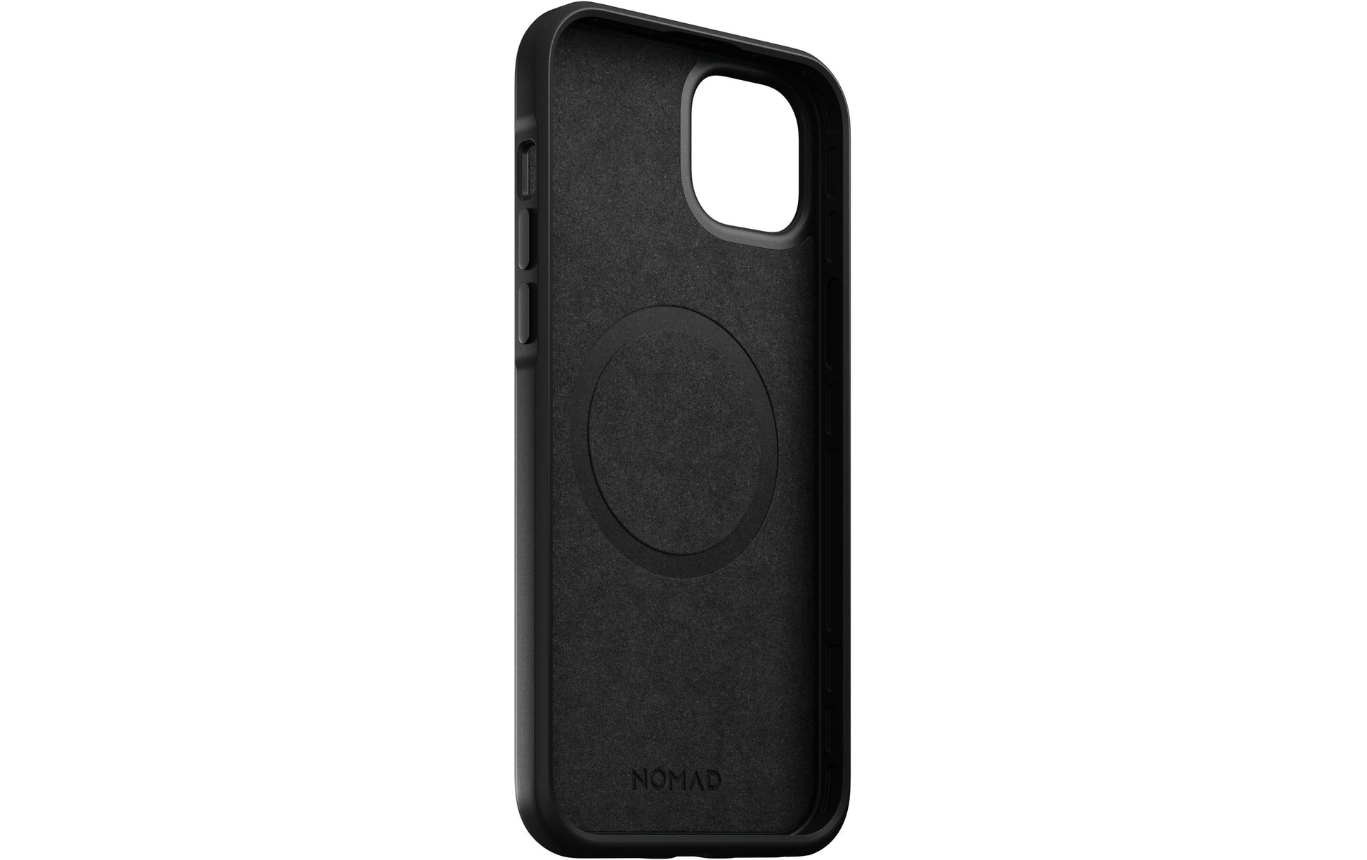 Nomad Backcover – für Apple iPhone 14 Plus – schwarz – Leder, fallsicher (bis 3 m)