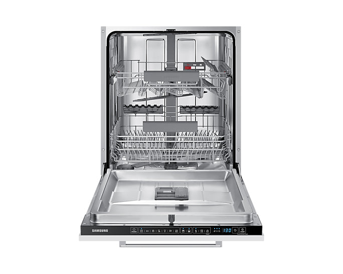 Samsung Einbau-Geschirrspüler DW60A6082BB/ET – 13 Massgedecke, 10,5 l pro Zyklus, 44 dB – Silber/Edelstahl