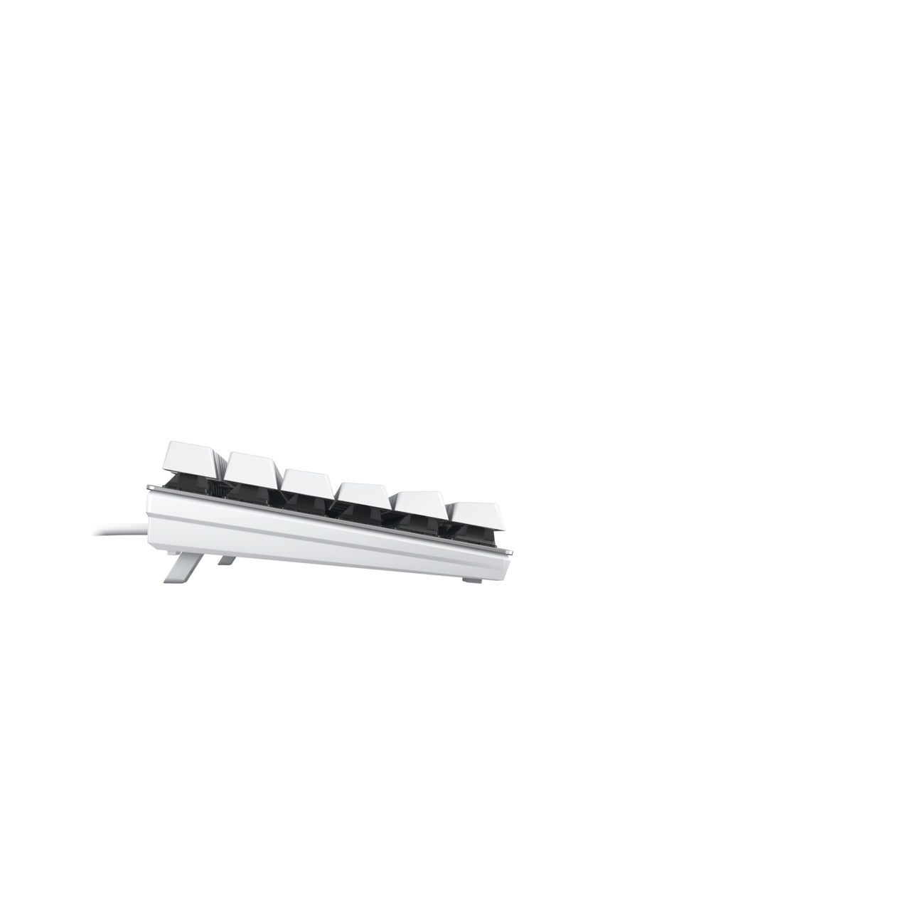 CHERRY KC 200 – Tastatur, DE-Layout (DE), mechanisch (Cherry MX Brown), Weiss/Silber