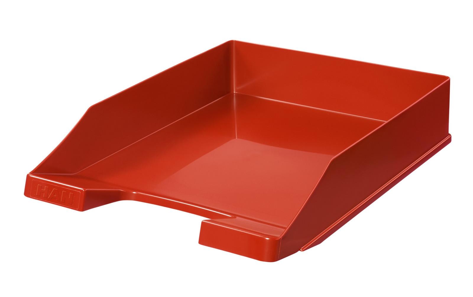 HAN Briefkorb für C4, Kunststoff, rot/gelb, hochglänzend, 255 × 65 × 348 mm