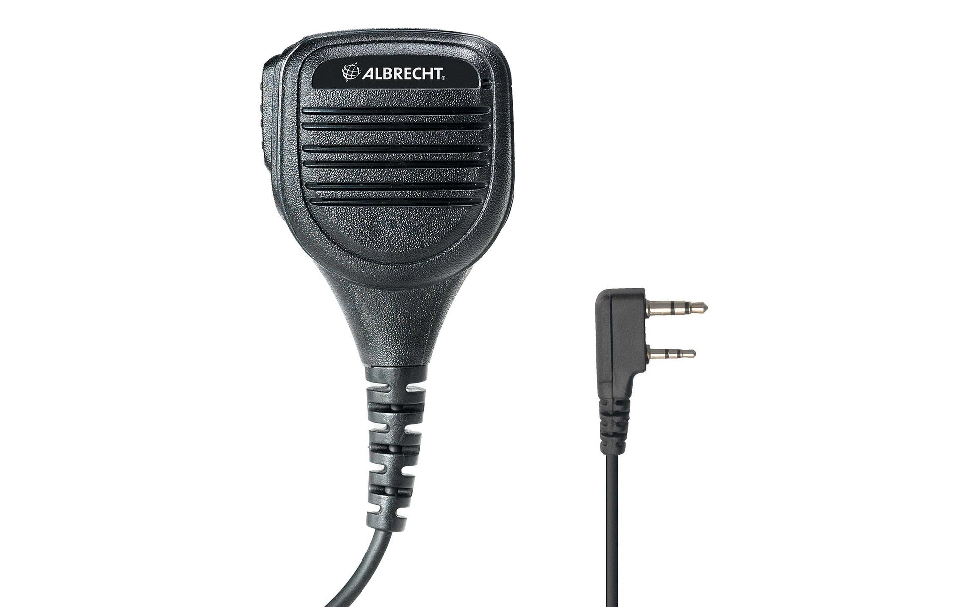 Albrecht SM600-K – Schultermikrofon, 3,5 mm/2,5 mm, Schwarz, für Kenwood