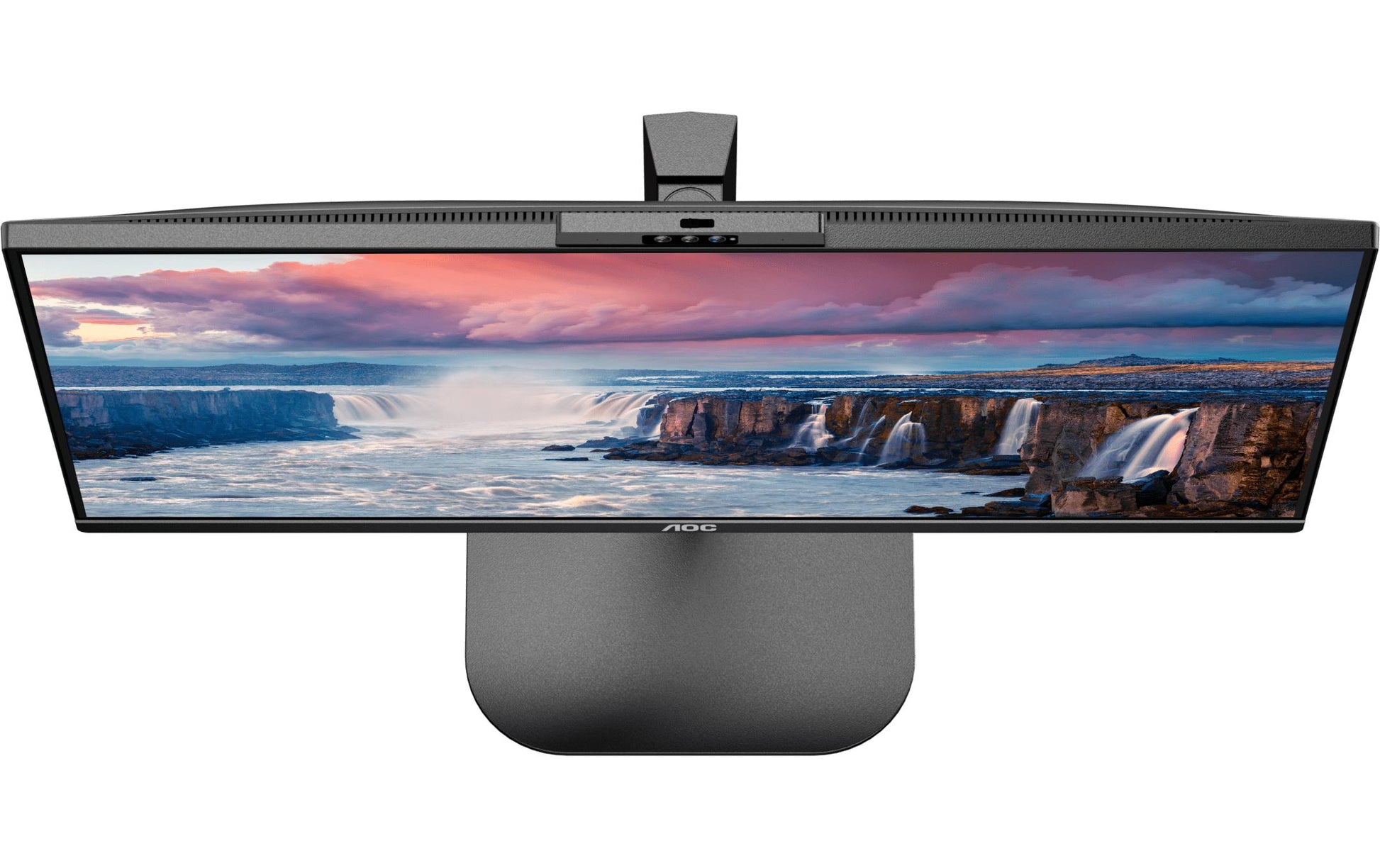 AOC 24V5CW/BK – Monitor, 23,8", IPS, 75 Hz, 300 cd/m², USB-C, Webcam, VESA 100 × 100, Schwarz