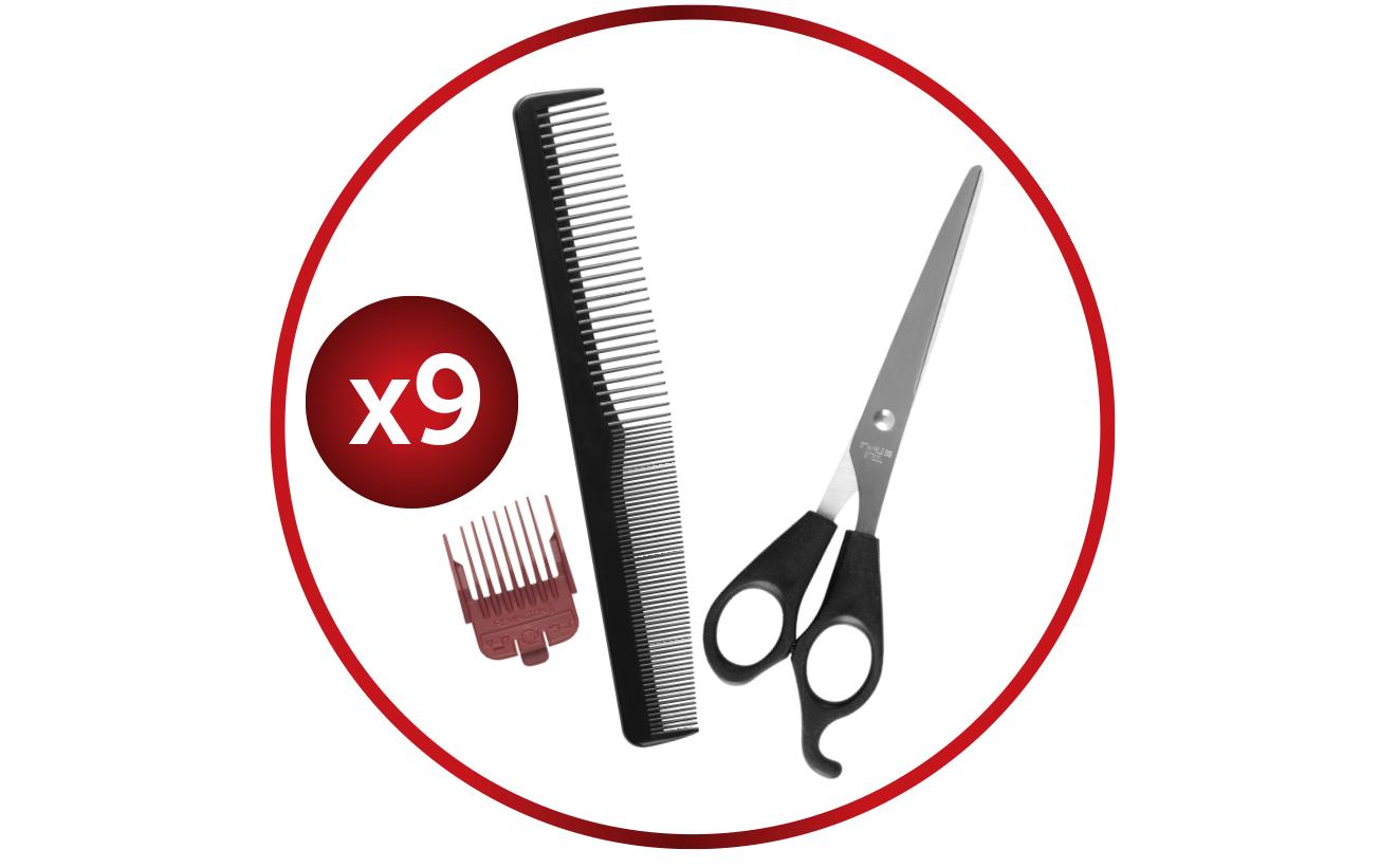 Remington Haarschneider HC550 Easy Fade Pro – 120 Min Laufzeit, mit Kammaufsatz – 1,5–25 mm – Schwarz