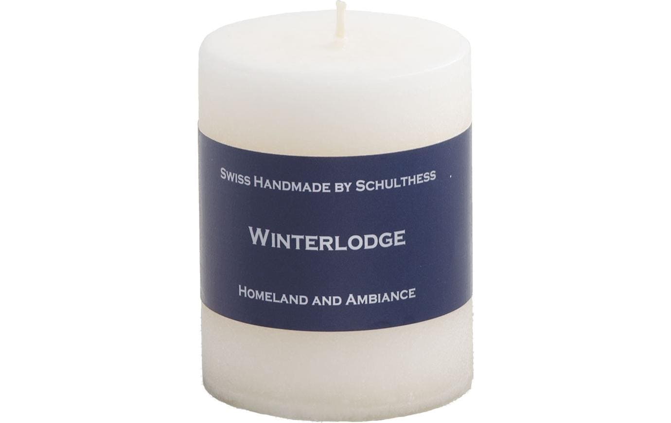 Schulthess Kerzenhandwerk Duftkerze – Winterlodge – Ø 7 × 12 cm – ca. 60 h
