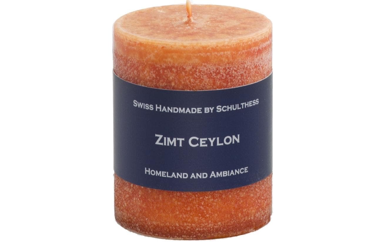 Schulthess Kerzenhandwerk Duftkerze – Zimt Ceylon – Ø 7 × 12 cm – ca. 60 h