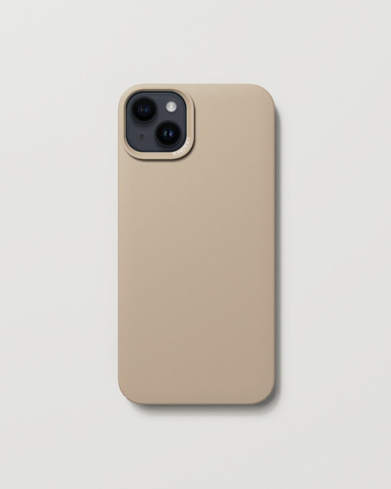 Nudient – Backcover – für Apple iPhone 14 Plus, MagSafe, Mikrofaser+Recycelter Kunststoff, Clay Beige