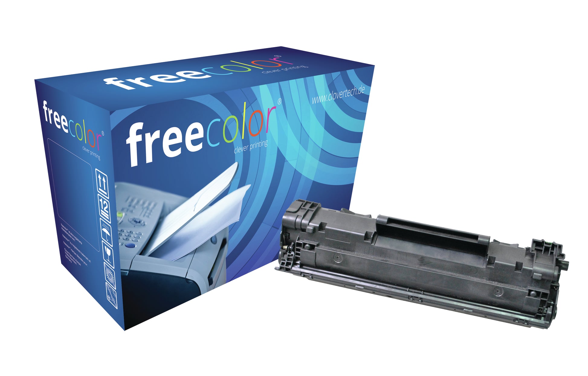 Freecolor Toner – schwarz, 2100 Seiten – für Canon Fax L 150/170/410 und andere