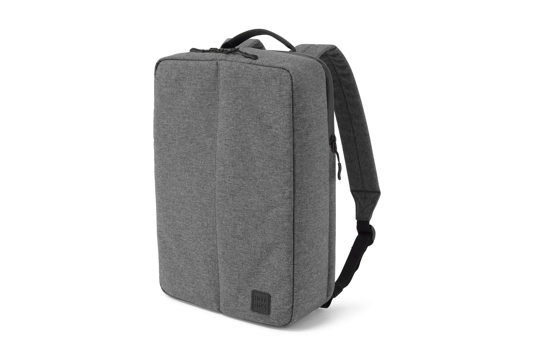 Hotbox Notebook-Rucksack – für 15" Notebook, rPET, grau, gepolstert