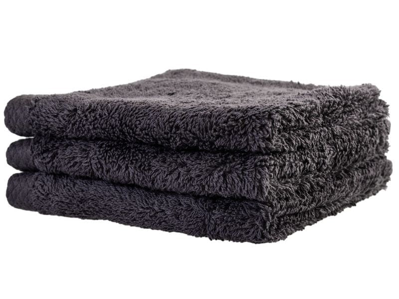 COCON Waschlappen – 30 × 30 cm, Anthrazit, 100% Baumwolle, 550 g/m², 3er-Set, OEKO-TEX