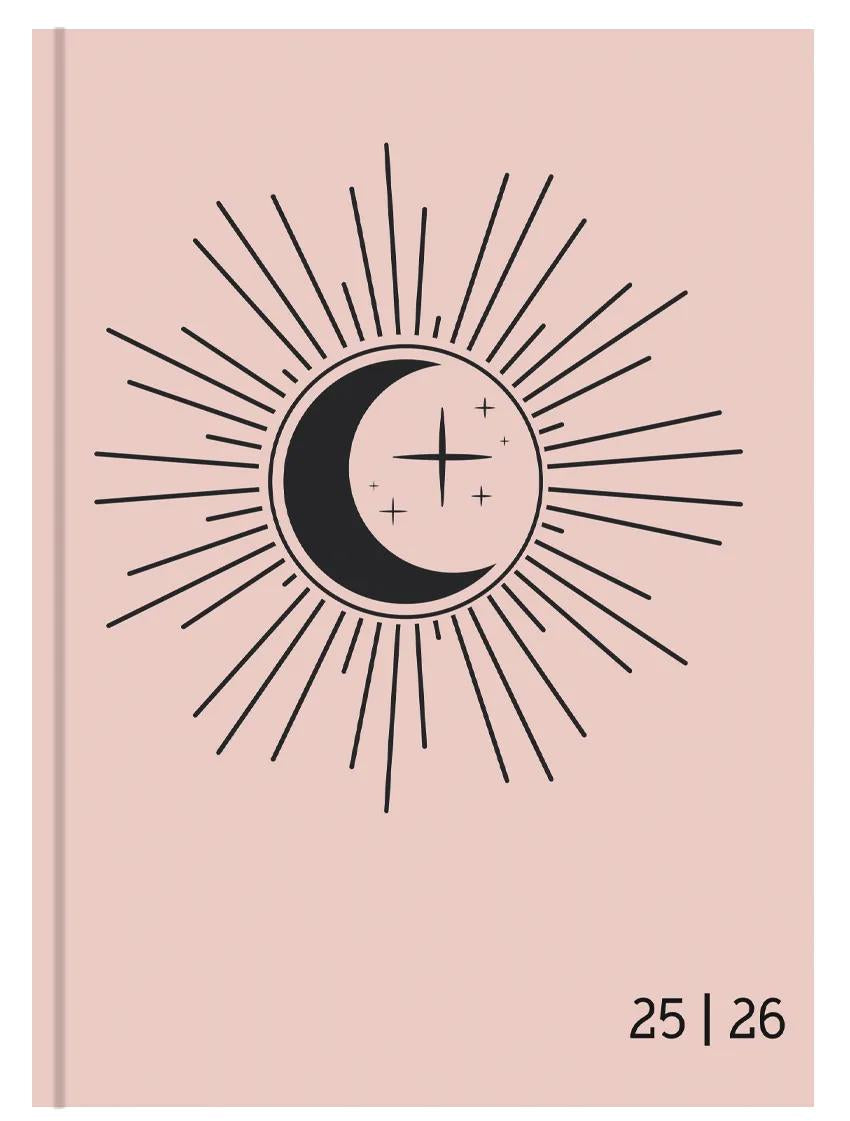 Biella mydiary Schüleragenda – 1 Tag/Seite, gebunden, 12 × 16,5 cm, Aug–Jul, Trend, FSC