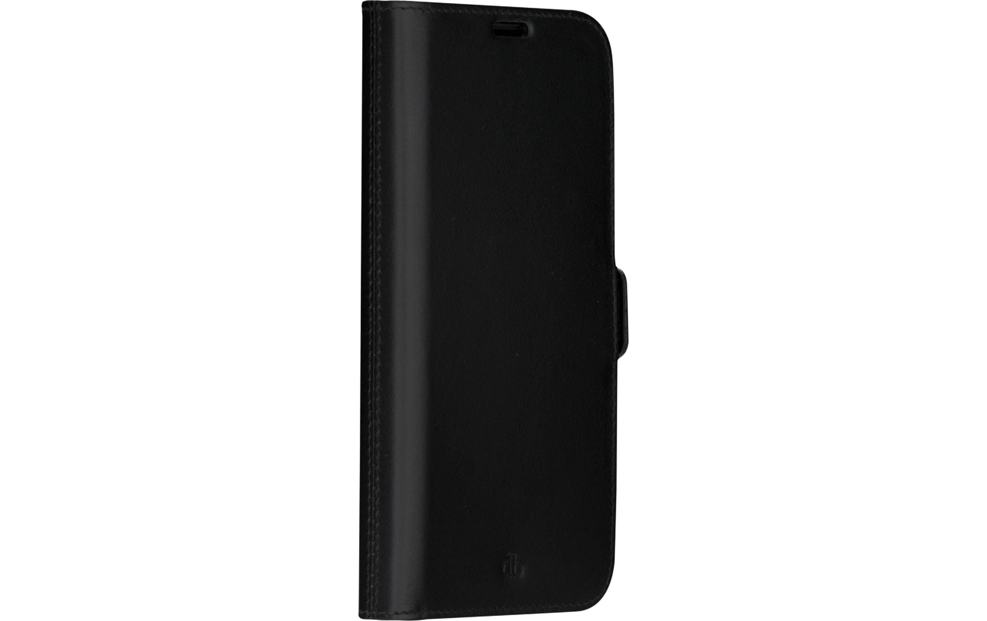 dbramante1928 Copenhagen Slim Wallethülle – für Apple iPhone 14 Plus, 3 Kartenfächer, Leder, schwarz