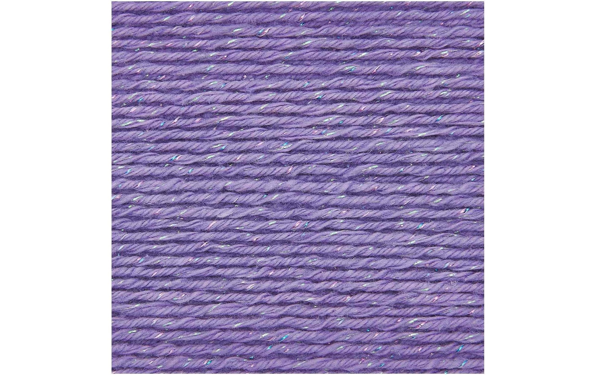 Rico Design Ricorumi Twinkly Garn Lila – 25 g, 52 m, Nadel 4 mm, 99% Baumwolle/1% Polyester, 1 Stk.