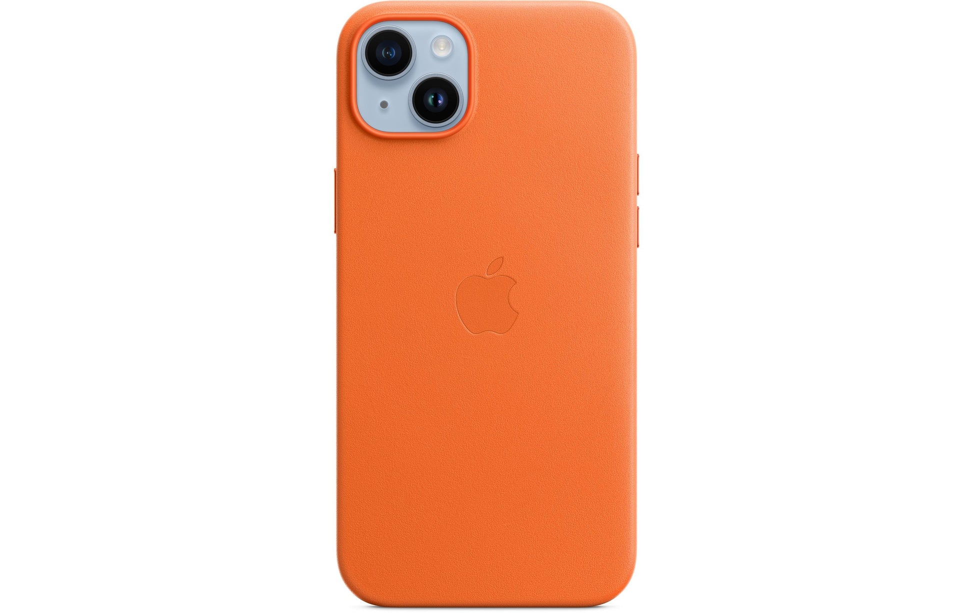Apple Backcover – für Apple iPhone 14 Plus – orange – Leder – MagSafe kompatibel