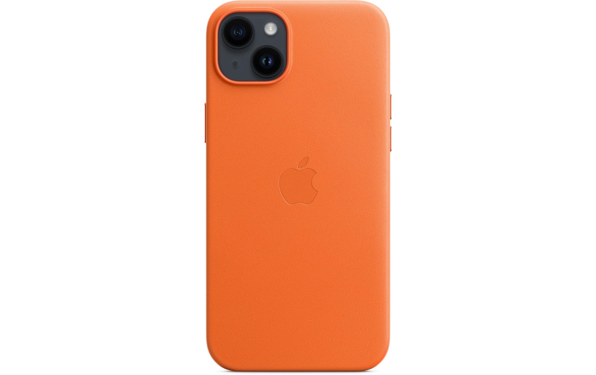 Apple Backcover – für Apple iPhone 14 Plus – orange – Leder – MagSafe kompatibel