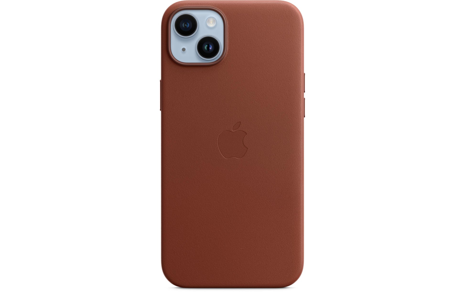 Apple Backcover – für Apple iPhone 14 Plus – braun – Leder, MagSafe-kompatibel