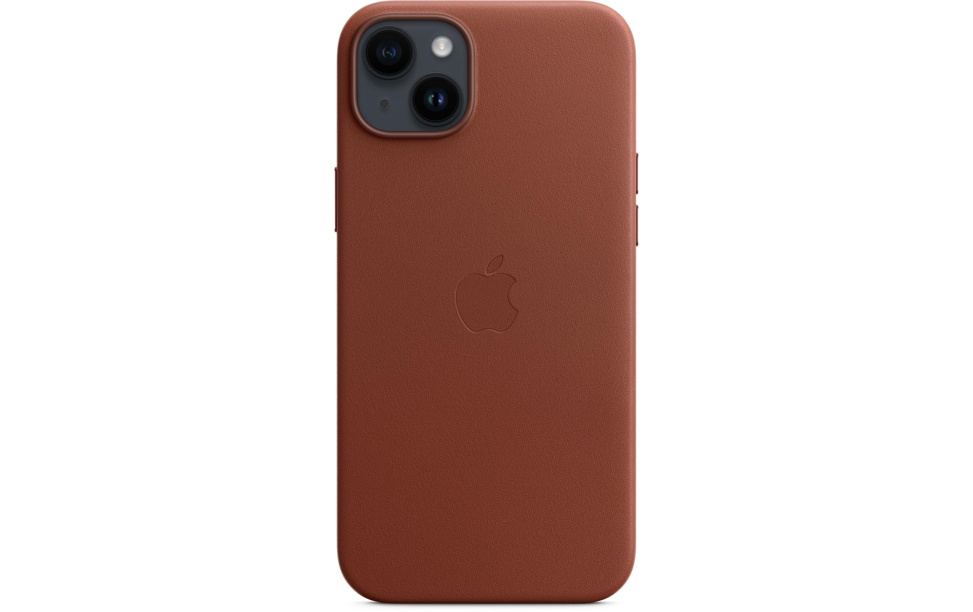 Apple Backcover – für Apple iPhone 14 Plus – braun – Leder, MagSafe-kompatibel