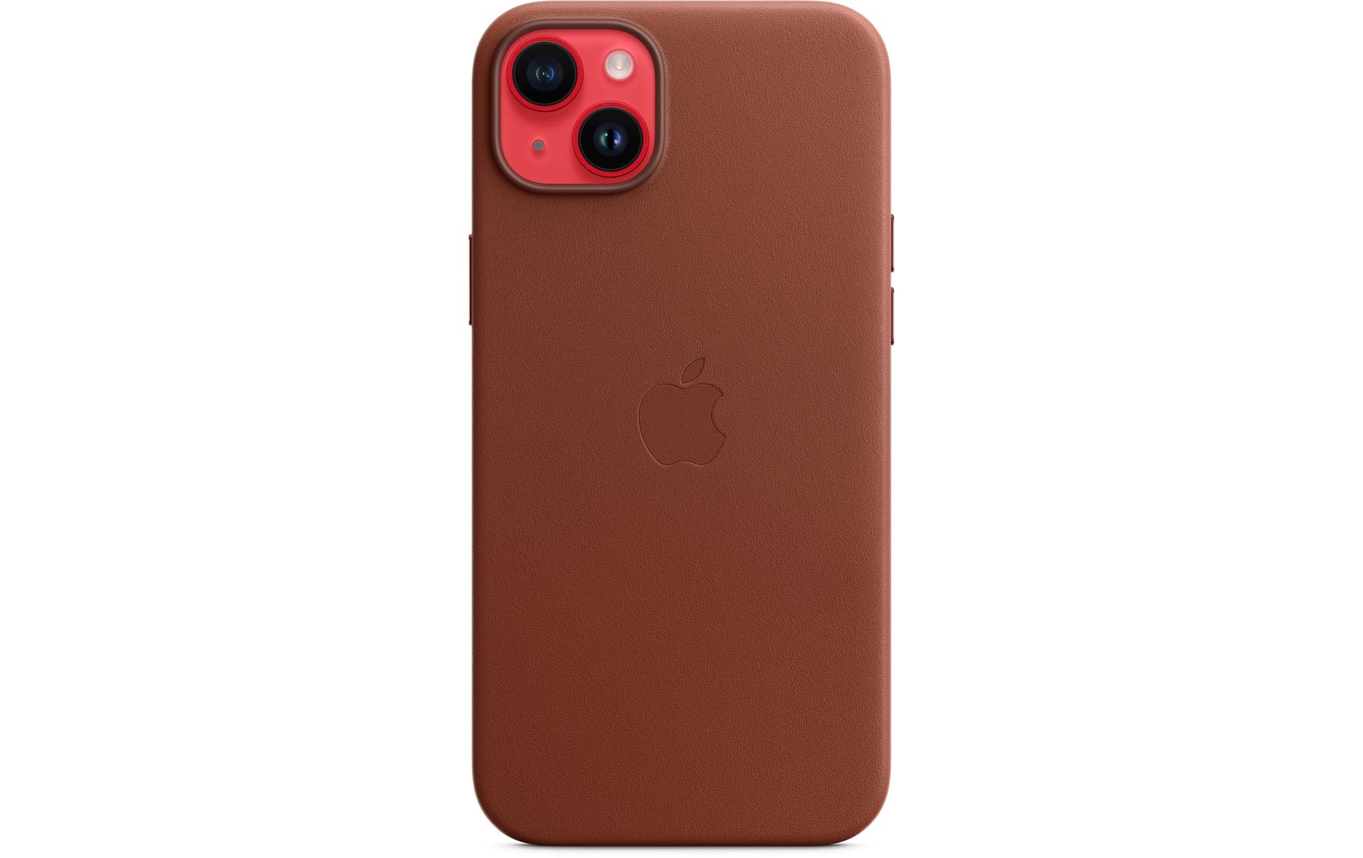 Apple Backcover – für Apple iPhone 14 Plus – braun – Leder, MagSafe-kompatibel