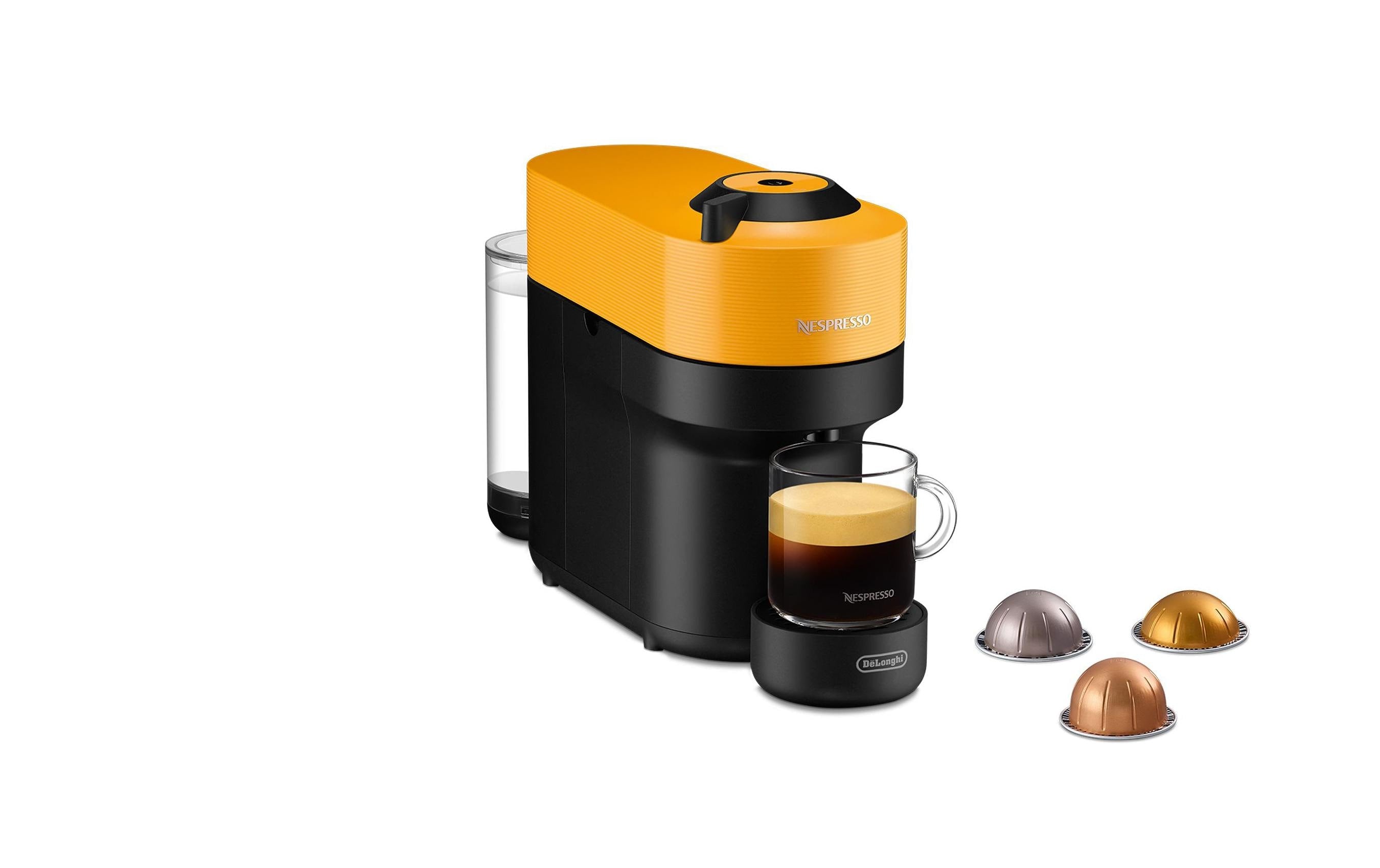 De’Longhi Vertuo Pop ENV90.Y Kapselmaschine – für Nespresso-Kapseln, 0,56 l, Schwarz