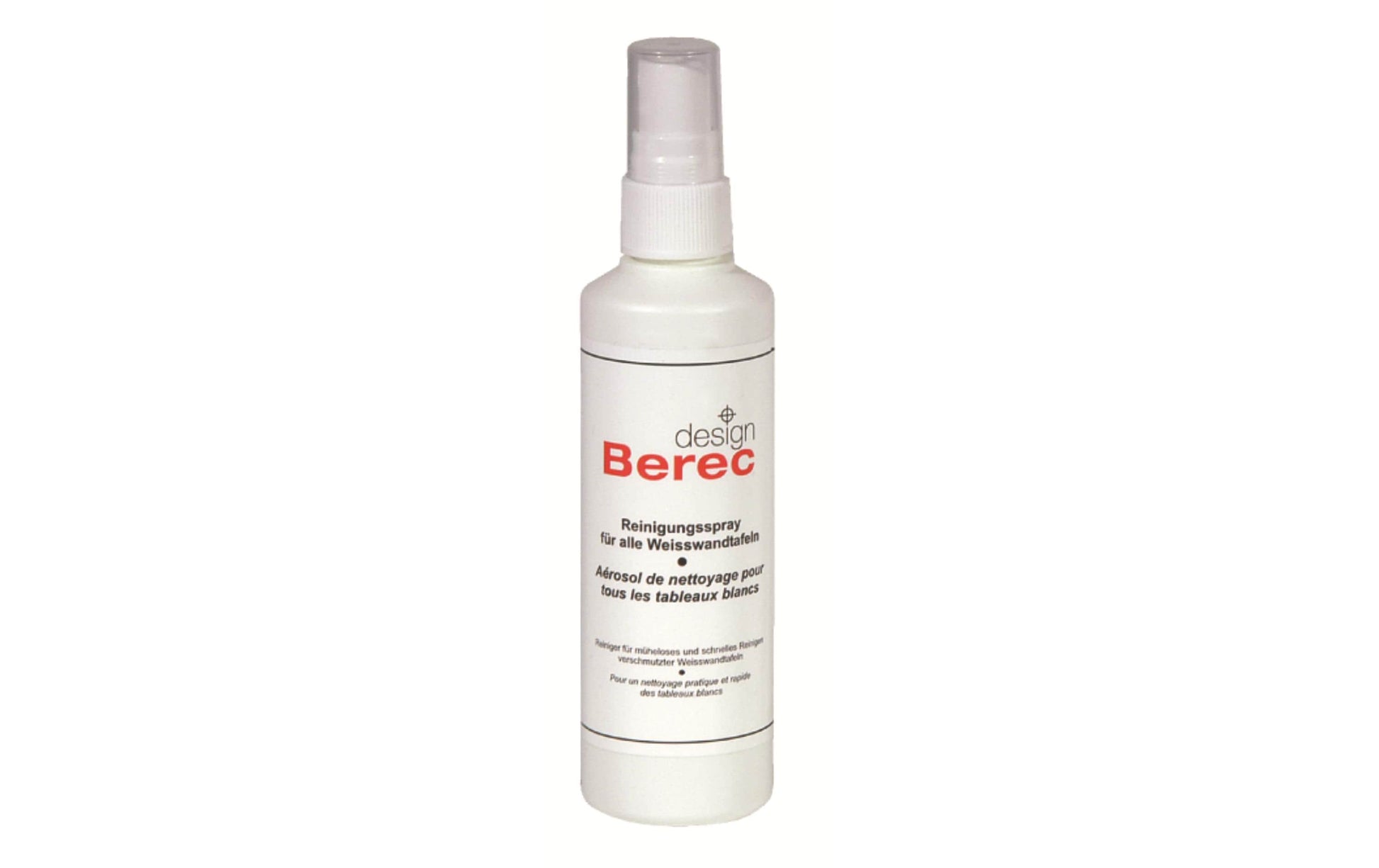 BEREC Reinigungsspray für Weisswandtafeln – 125 ml