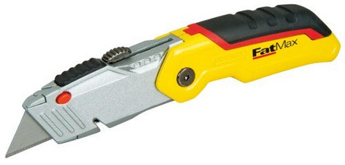 Stanley FatMax – Trapezmesser 19 mm, einziehbar, Alu-Druckguss, gelb