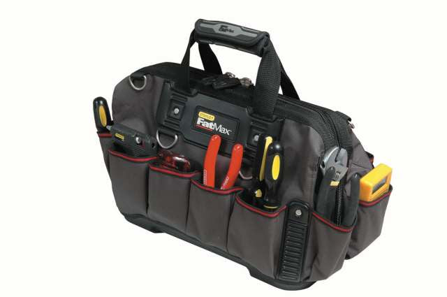 Stanley FatMax Werkzeugtasche, 100 × 490 × 260 mm, Nylon, Schwarz, Wasserfest