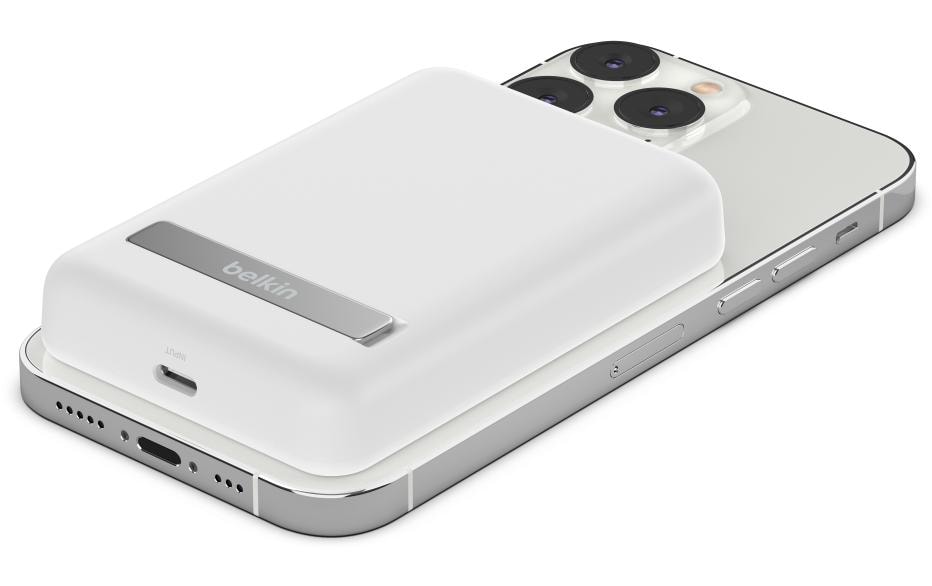 Belkin Powerbank, kabelloses Laden, mit Ständer
