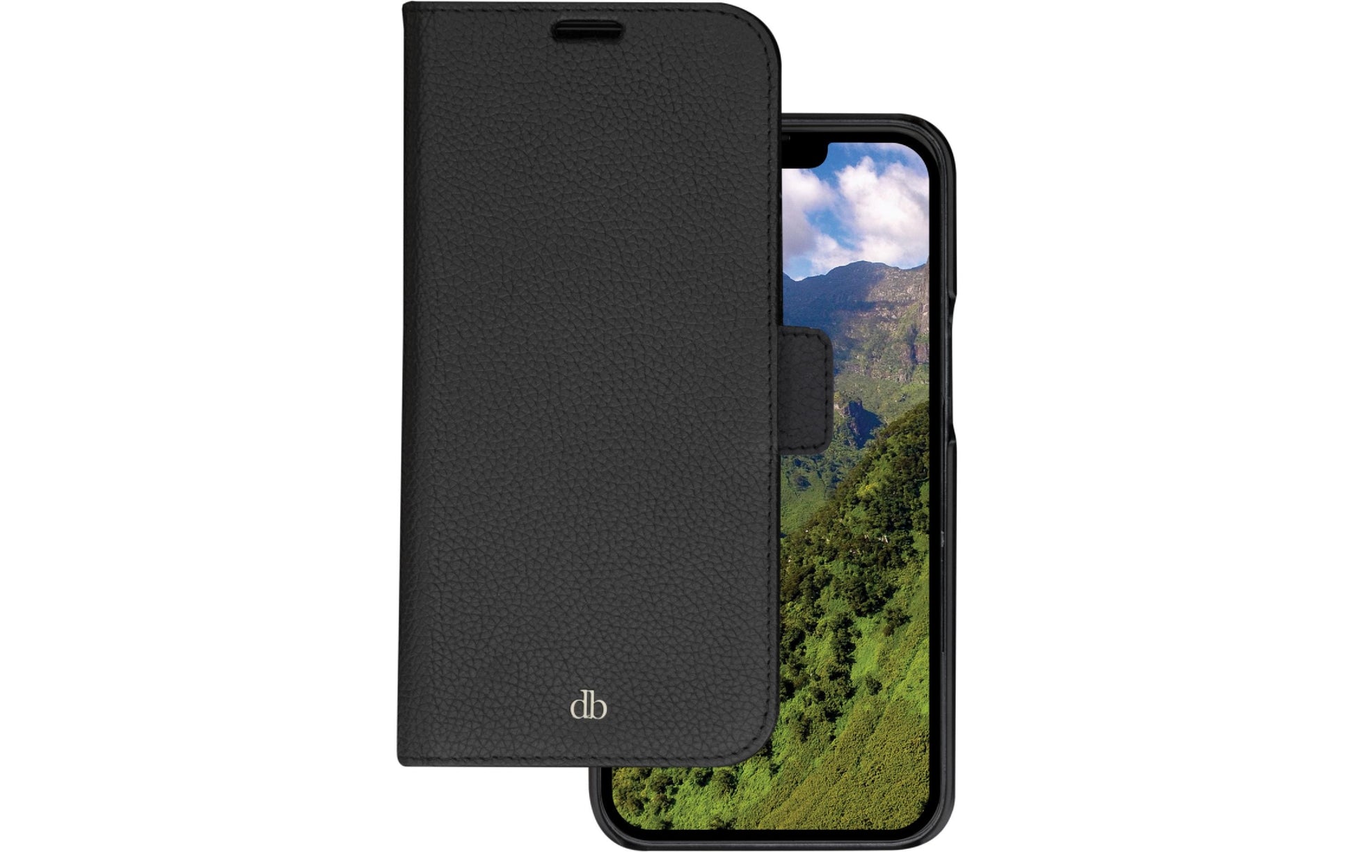 dbramante1928 New York Wallethülle – für Apple iPhone 14 Pro Max, 3 Kartenfächer, Leder, Schwarz