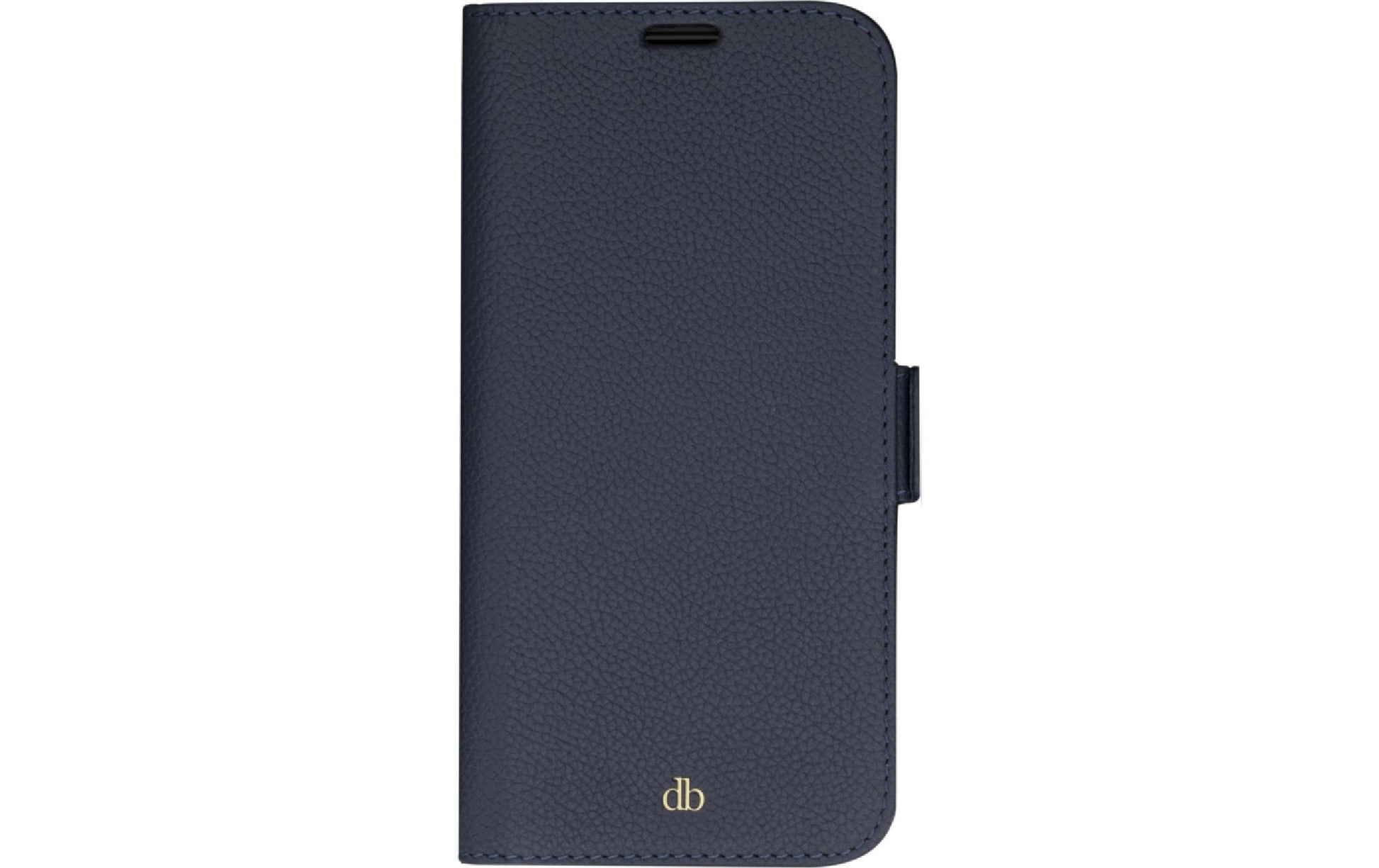 dbramante1928 New York Wallet – für iPhone 14 Pro Max, Pacific Blue, Leder, 3 Kartenfächer, Magnetverschluss