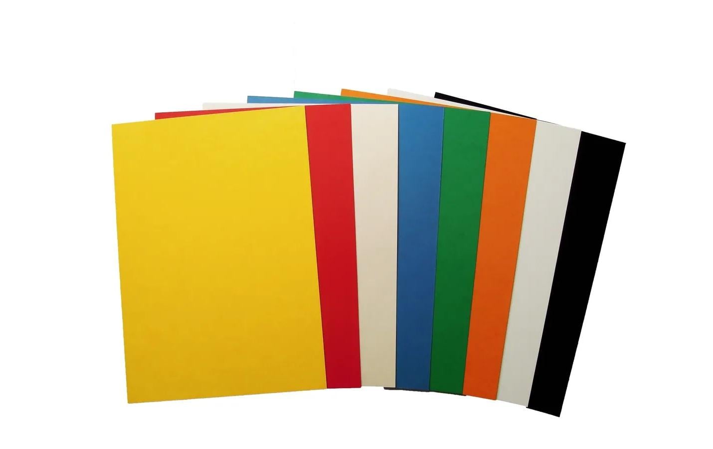 Buroline Umschlagdeckel – A4 – 550 g/m², Pressspan, Schwarz – 100 Stk.