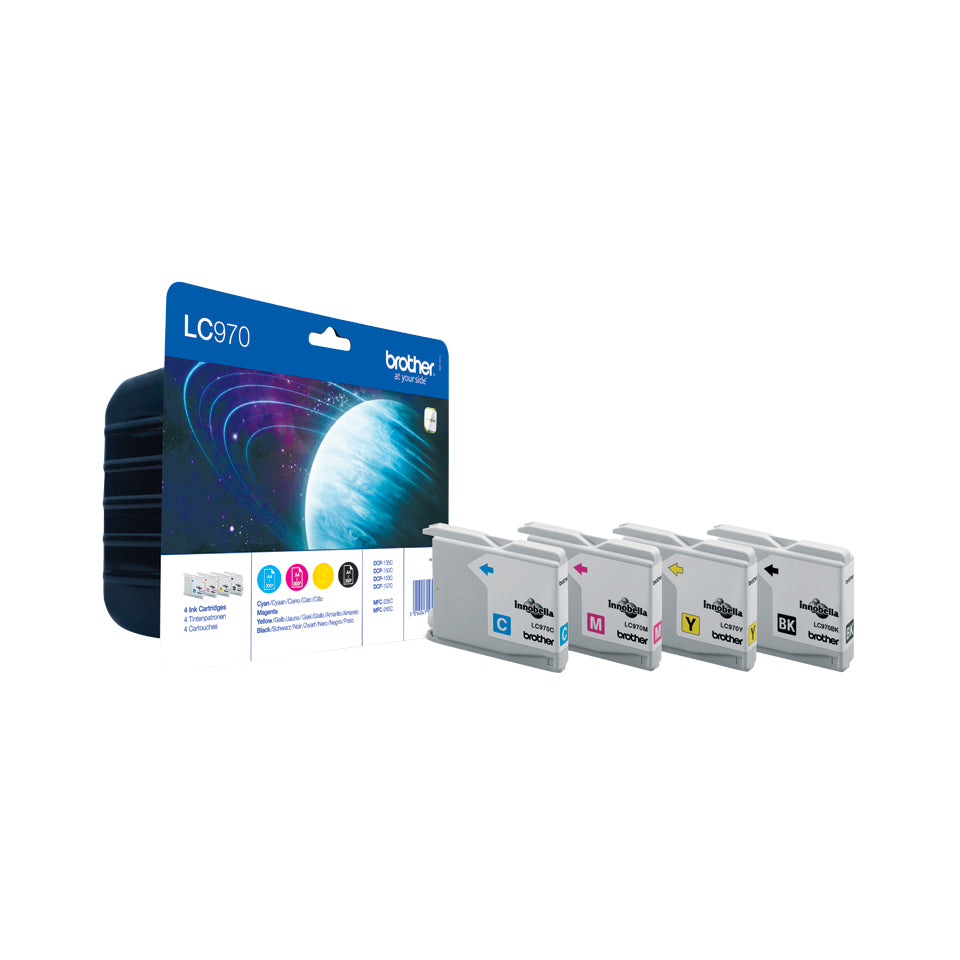 Brother Tintenpatronen-Multipack CMYK, 4er-Pack – für Inkjetdrucker