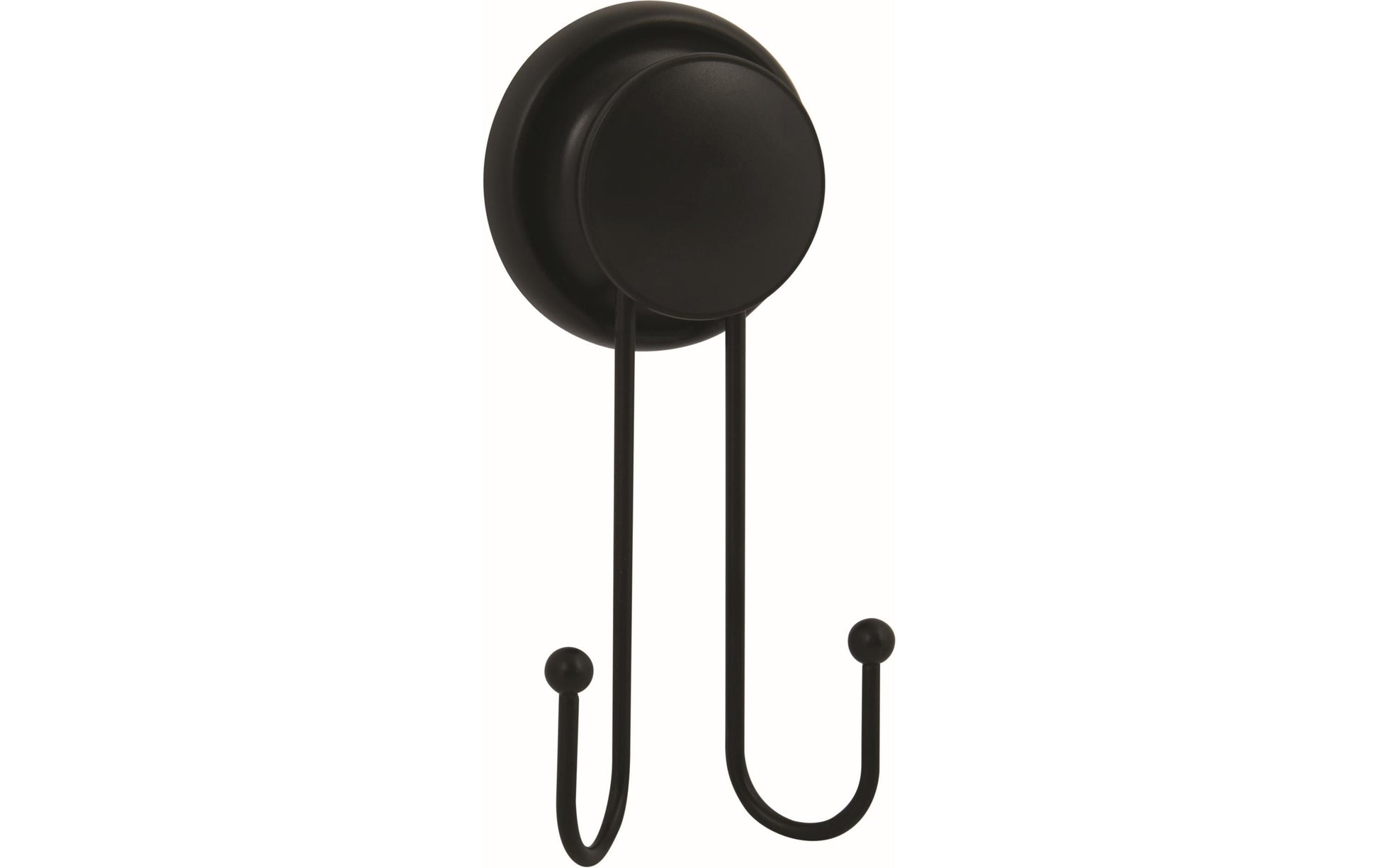 MSV Haken – Stahl, 2 kg, Saugnäpfe, 7,1×4,9×17 cm, Schwarz