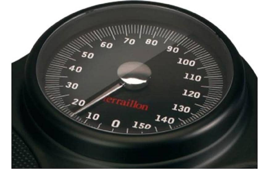 Terraillon Personenwaage Tpro Plus 13016 – Analog, 160 kg, schwarz